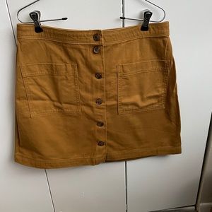 Dark mustard yellow skirt